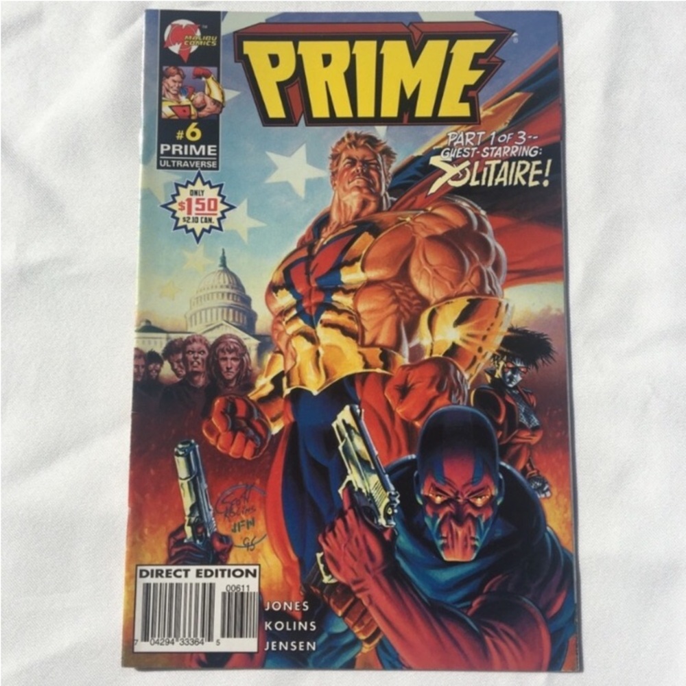 Prime Vol 2 #6 Mar ‘96 Malibu Comics Vintage Comic Book